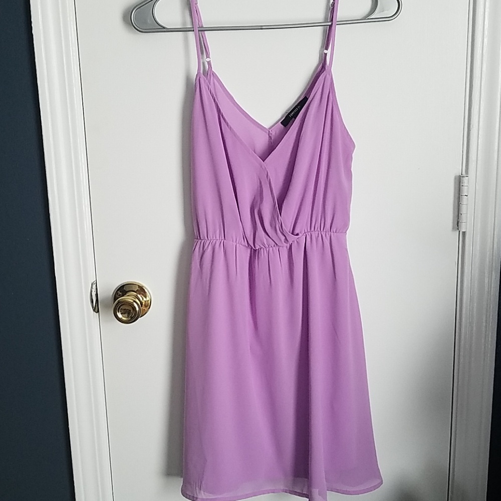 purple summer dress